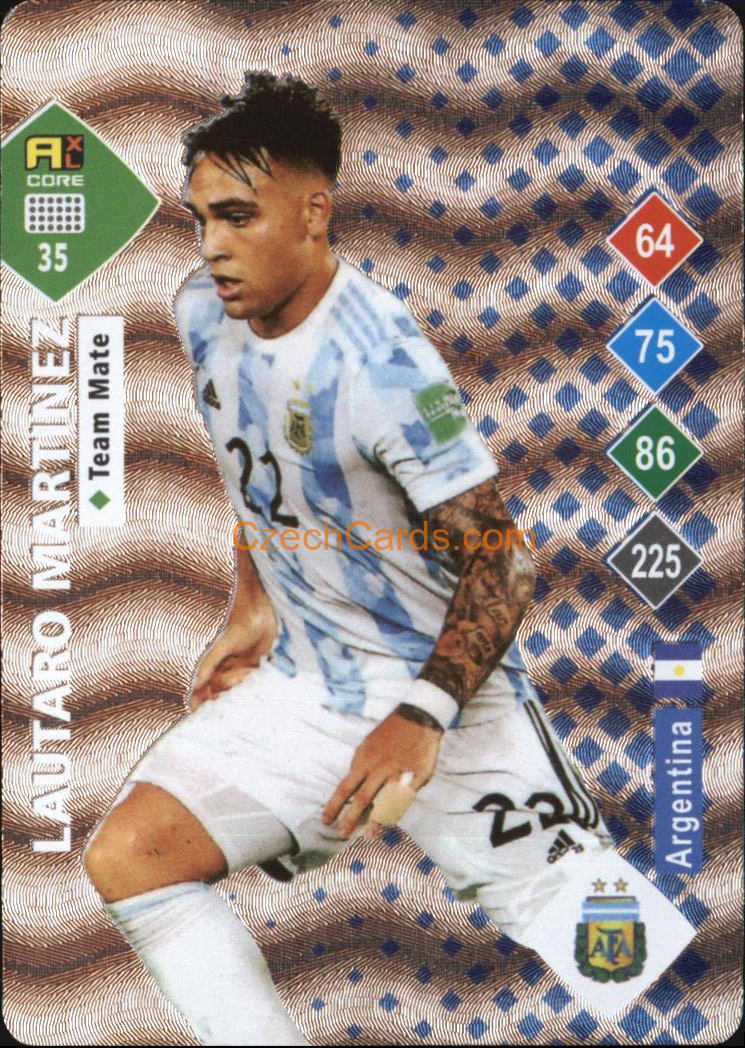 Lautaro Martinez 2023 World Football Stars unofficial SILVER