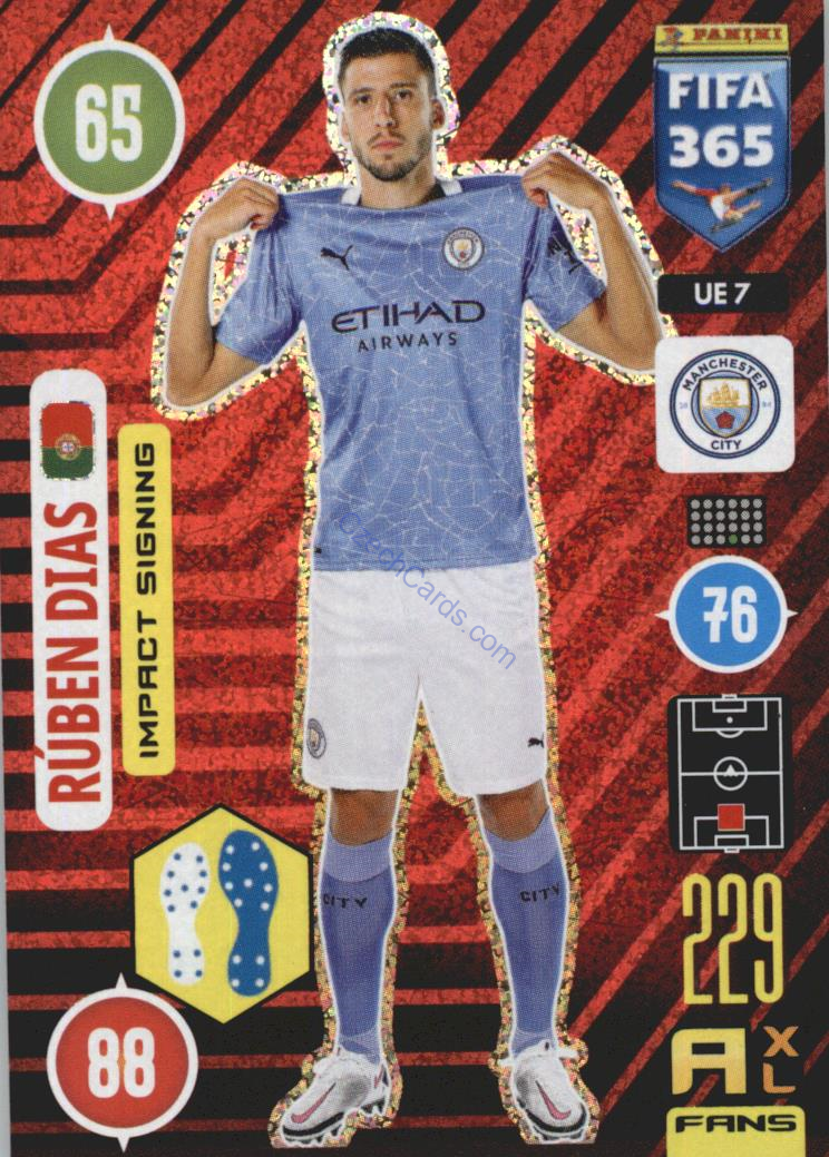 Rúben Dias 2021 FIFA 365 Adrenalyn  Impact Signing #UE7