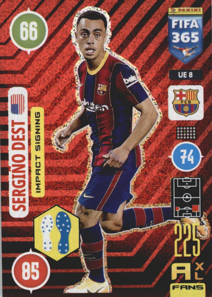 Sergiño Dest 2021 FIFA 365 Adrenalyn  Impact Signing #UE8