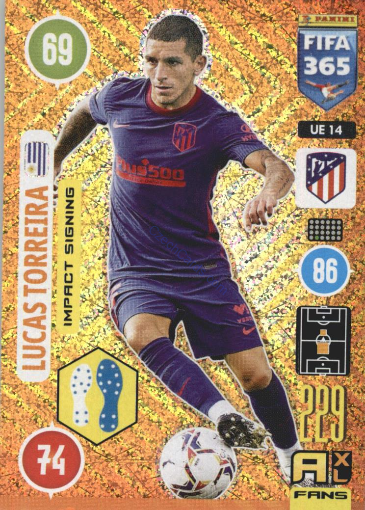 Lucas Torreira 2021 FIFA 365 Adrenalyn  Impact Signing #UE14
