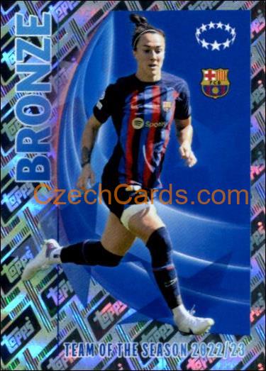 Lucy Bronze 2023/24 Topps Champions League sticker shiny #17