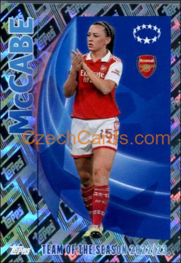 Katie McCabe 2023/24 Topps Champions League sticker shiny #20