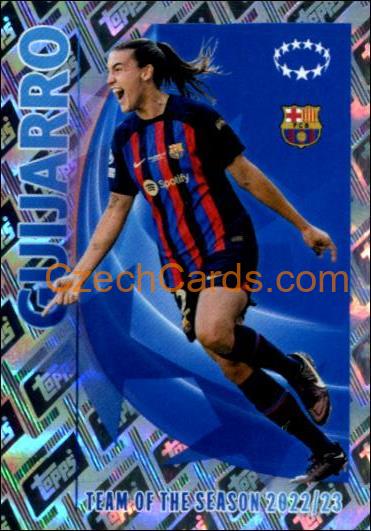 Patricia Guijarro 2023/24 Topps Champions League sticker shiny #23