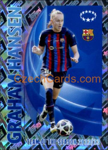 Caroline Graham Hansen 2023/24 Topps Champions League sticker shiny #24