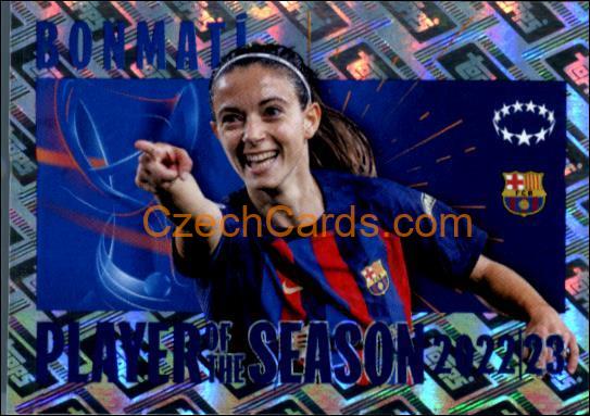 Aitana Bonmatí 2023/24 Topps Champions League sticker shiny #27