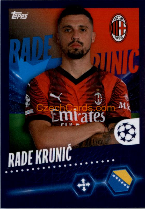 Rade Krunić 2023/24 Topps Champions League sticker #36