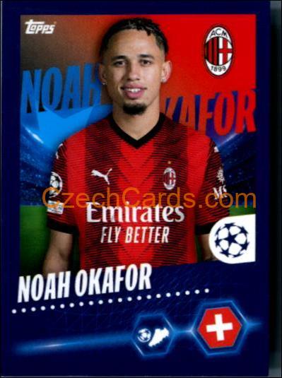 Noah Okafor 2023/24 Topps Champions League sticker #42