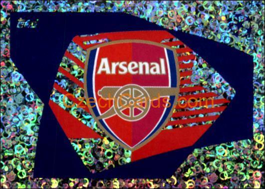Club Logo Arsenal 2023/24 Topps Champions League sticker foil #47