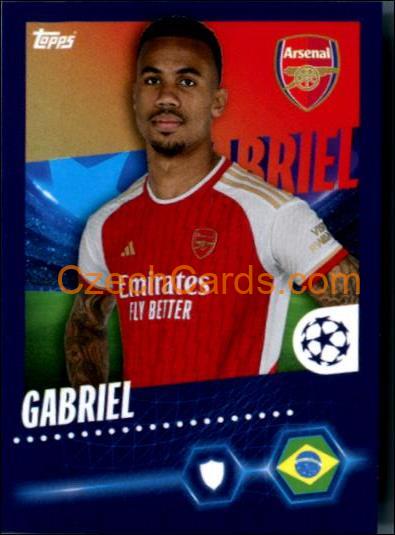 Gabriel 2023/24 Topps Champions League sticker #51