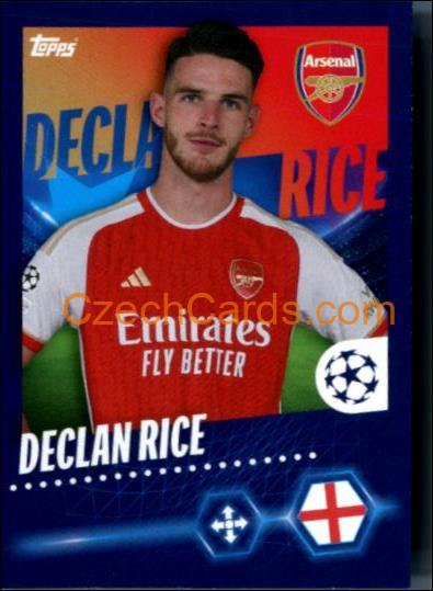 Declan Rice 2023/24 Topps Champions League sticker #58