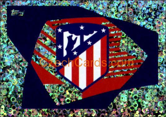 Club Logo Atlético 2023/24 Topps Champions League sticker foil #66