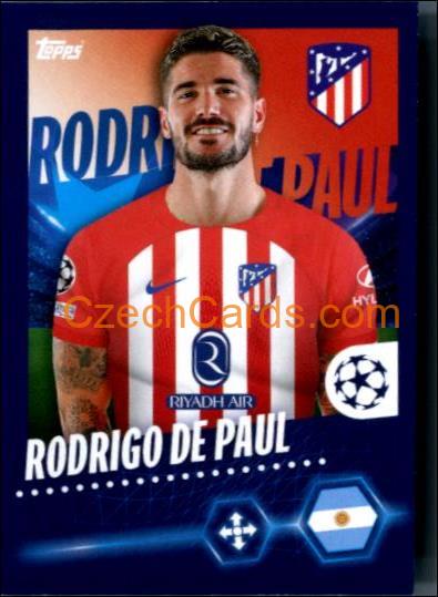 Rodrigo De Paul 2023/24 Topps Champions League sticker #73