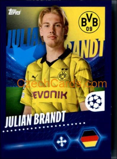Julian Brandt 2023/24 Topps Champions League sticker #94