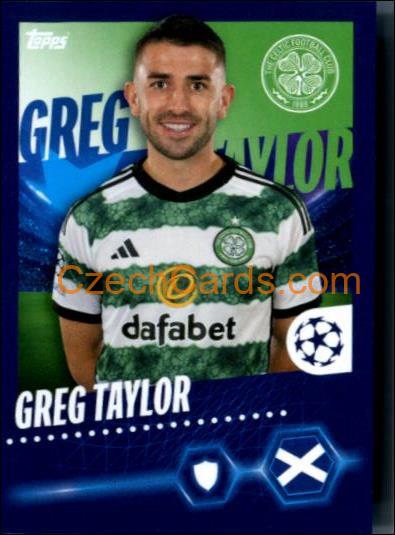 Greg Taylor 2023/24 Topps Champions League sticker #107