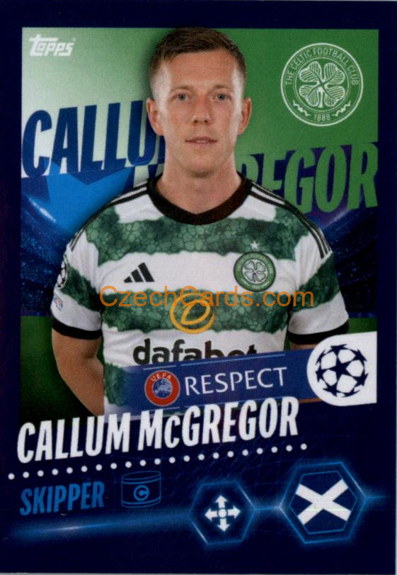 Callum McGregor 2023/24 Topps Champions League sticker #112