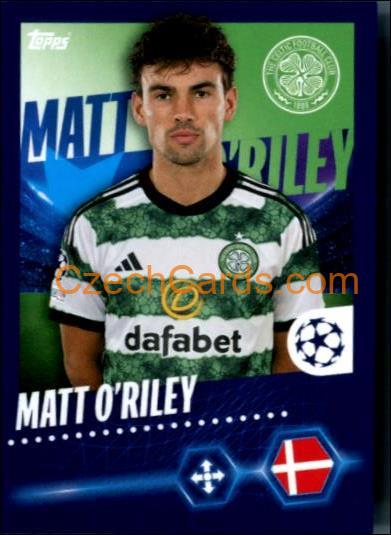 Matt O'Riley 2023/24 Topps Champions League sticker #114