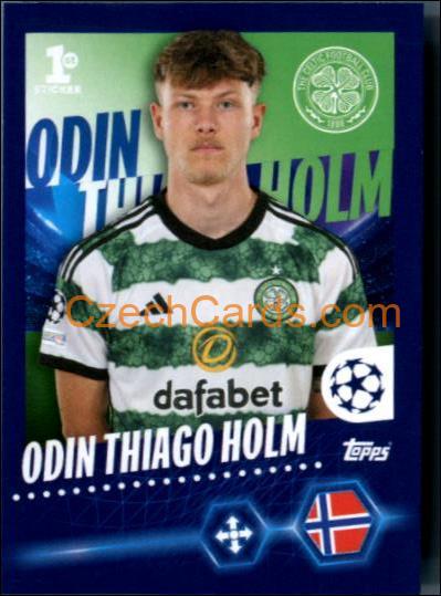 Odin Thiago Holm 2023/24 Topps Champions League sticker #115