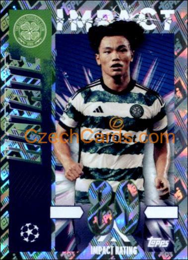 Reo Hatate 2023/24 Topps Champions League sticker Impact shiny #122
