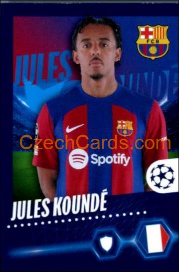 Jules Koundé 2023/24 Topps Champions League sticker #125