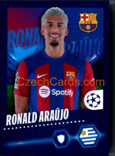 Ronald Araújo 2023/24 Topps Champions League sticker #126