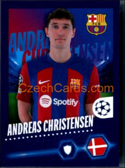 Andreas Christensen 2023/24 Topps Champions League sticker #127