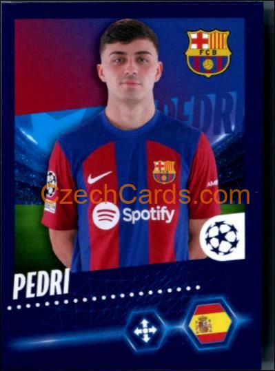 Pedri 2023/24 Topps Champions League sticker #131