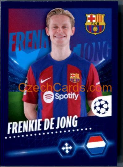 Frenkie de Jong 2023/24 Topps Champions League sticker #133