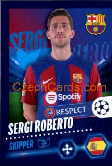 Sergi Roberto 2023/24 Topps Champions League sticker #134