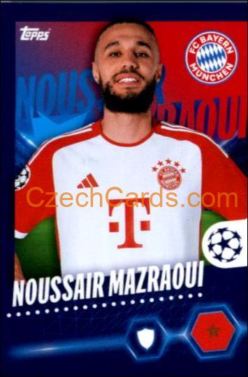 Noussair Mazraoui 2023/24 Topps Champions League sticker #147
