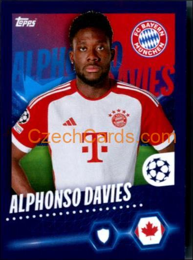 Alphonso Davies 2023/24 Topps Champions League sticker #149