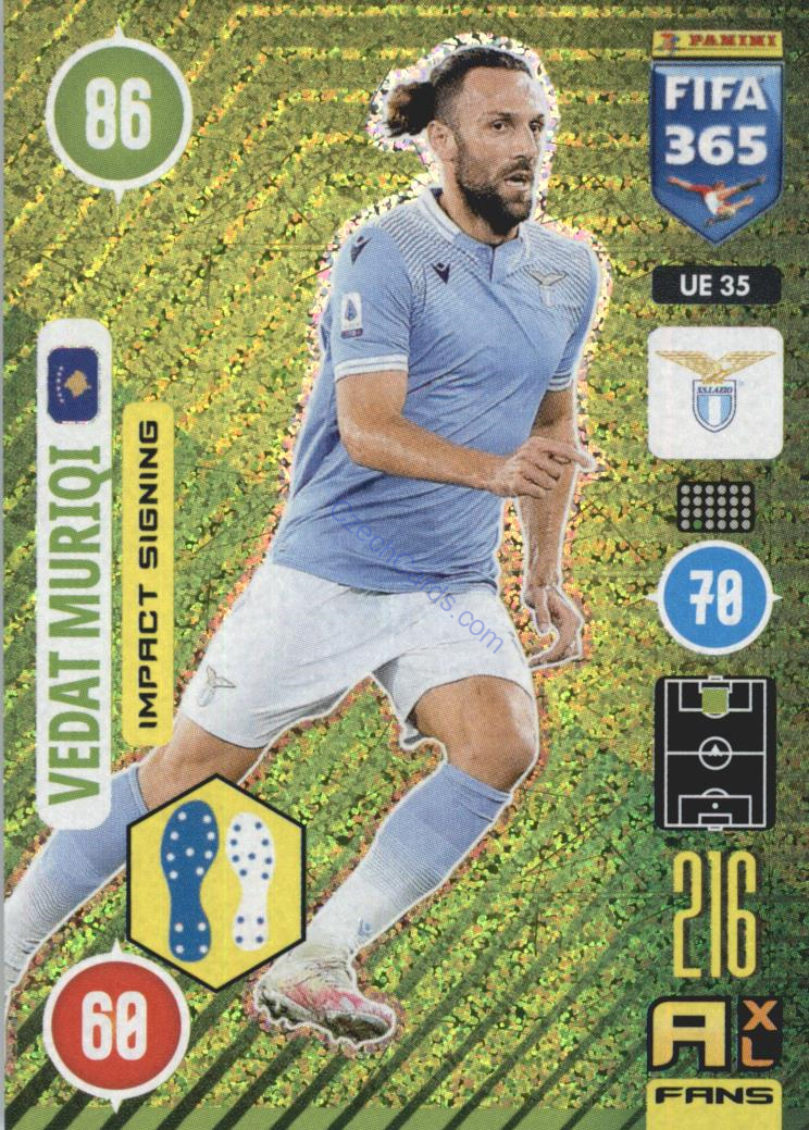 Vedat Muriqi 2021 FIFA 365 Adrenalyn  Impact Signing #UE35