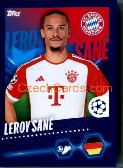 Leroy Sané 2023/24 Topps Champions League sticker #154
