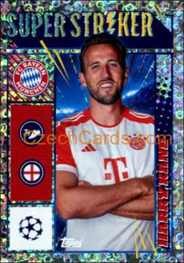 Harry Kane 2023/24 Topps Champions League sticker foil #157
