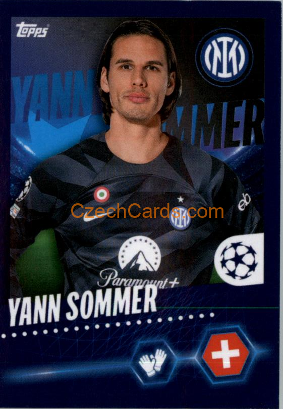 Yann Sommer 2023/24 Topps Champions League sticker #162