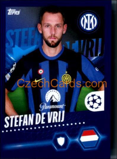 Stefan de Vrij 2023/24 Topps Champions League sticker #164