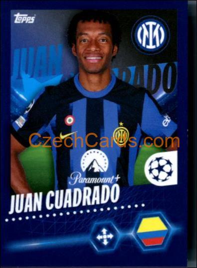 Juan Cuadrado 2023/24 Topps Champions League sticker #170