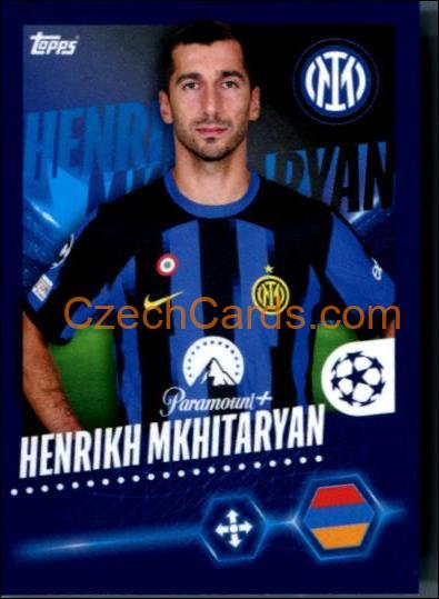 Henrikh Mkhitaryan 2023/24 Topps Champions League sticker #174