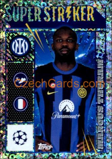 Marcus Thuram 2023/24 Topps Champions League sticker foil #177