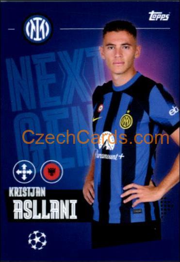 Kristjan Asllani 2023/24 Topps Champions League sticker Next Gen #178