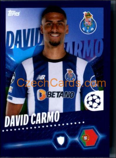 David Carmo 2023/24 Topps Champions League sticker #183