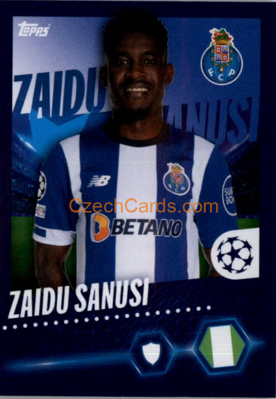 Zaidu Sanusi 2023/24 Topps Champions League sticker #184