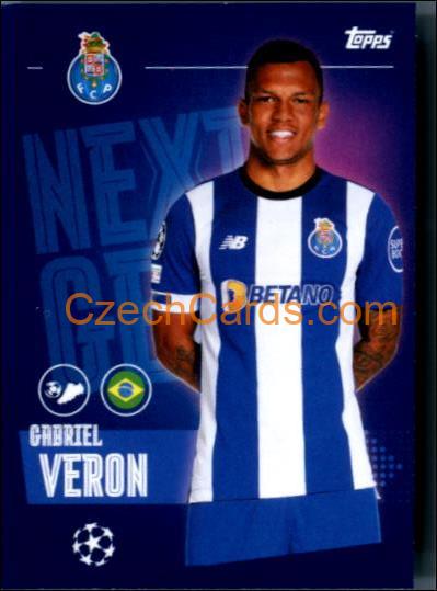 Gabriel Veron 2023/24 Topps Champions League sticker Next Gen #197