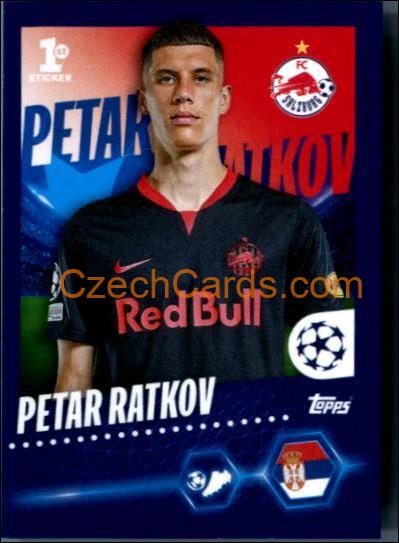 Petar Ratkov 2023/24 Topps Champions League sticker #212