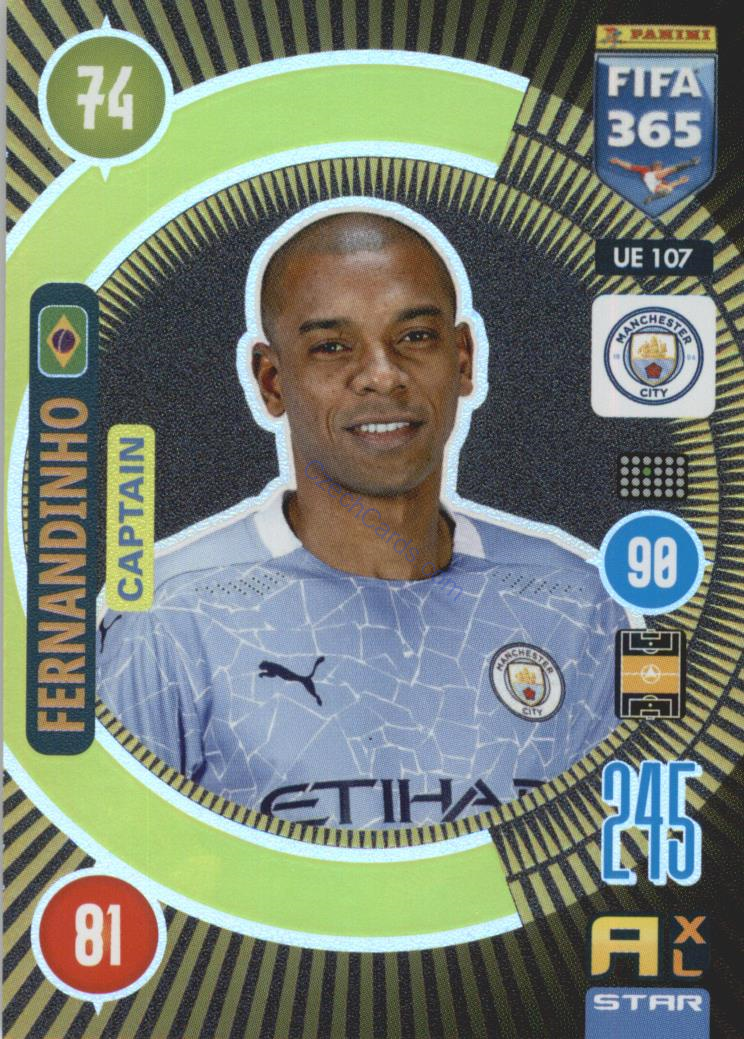 Fernandinho 2021 FIFA 365 Adrenalyn Captain #UE107