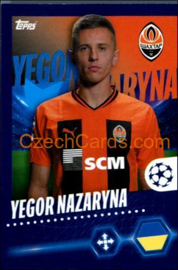 Yegor Nazaryna 2023/24 Topps Champions League sticker #228