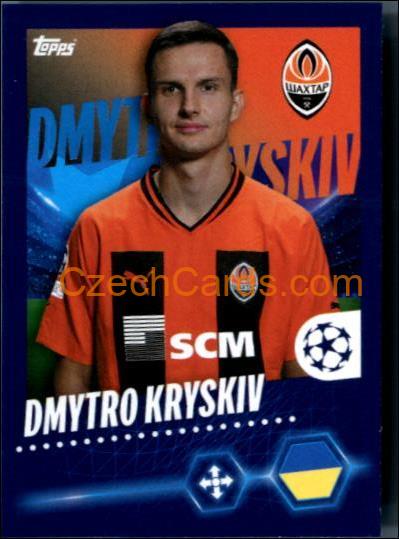 Dmytro Kryskiv 2023/24 Topps Champions League sticker #229