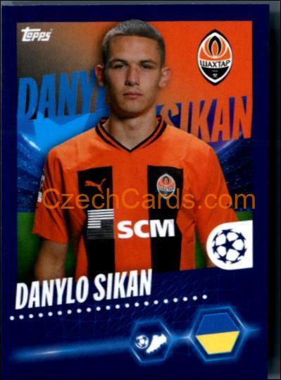 Danylo Sikan 2023/24 Topps Champions League sticker #233