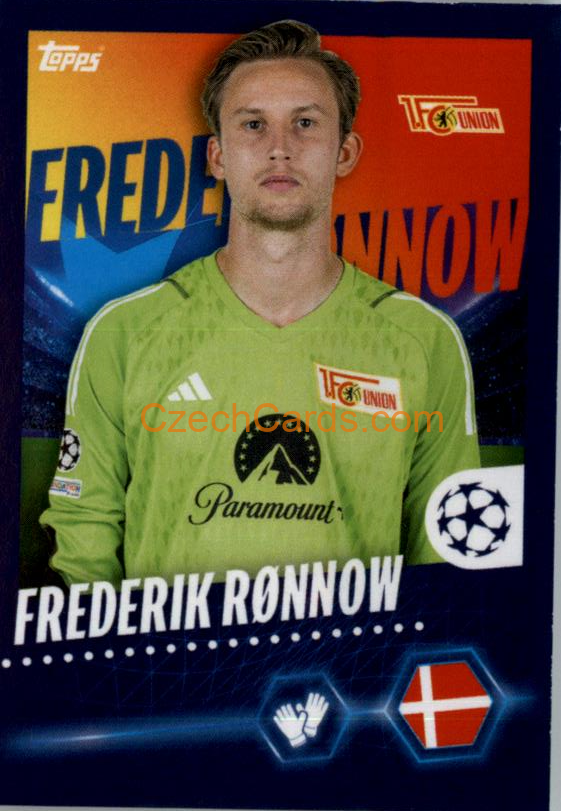 Frederik Rønnow 2023/24 Topps Champions League sticker #238