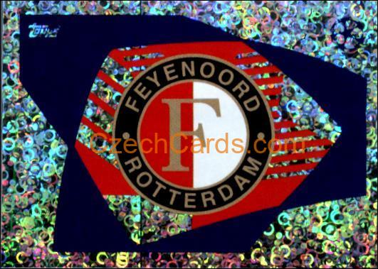 Club Logo Feyenoord 2023/24 Topps Champions League sticker foil #256
