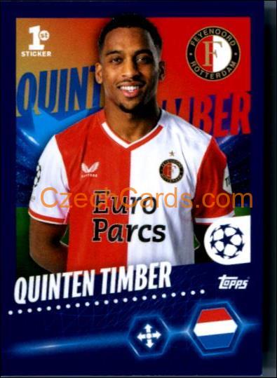 Quinten Timber 2023/24 Topps Champions League sticker #263